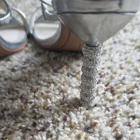 Sophia Webster Silver Sandals with Strappy Design - Picture 8 of 13